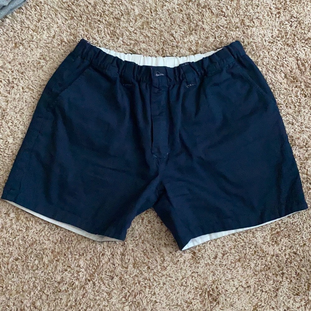 Chubbies 5in Navy and white reversible eagle short